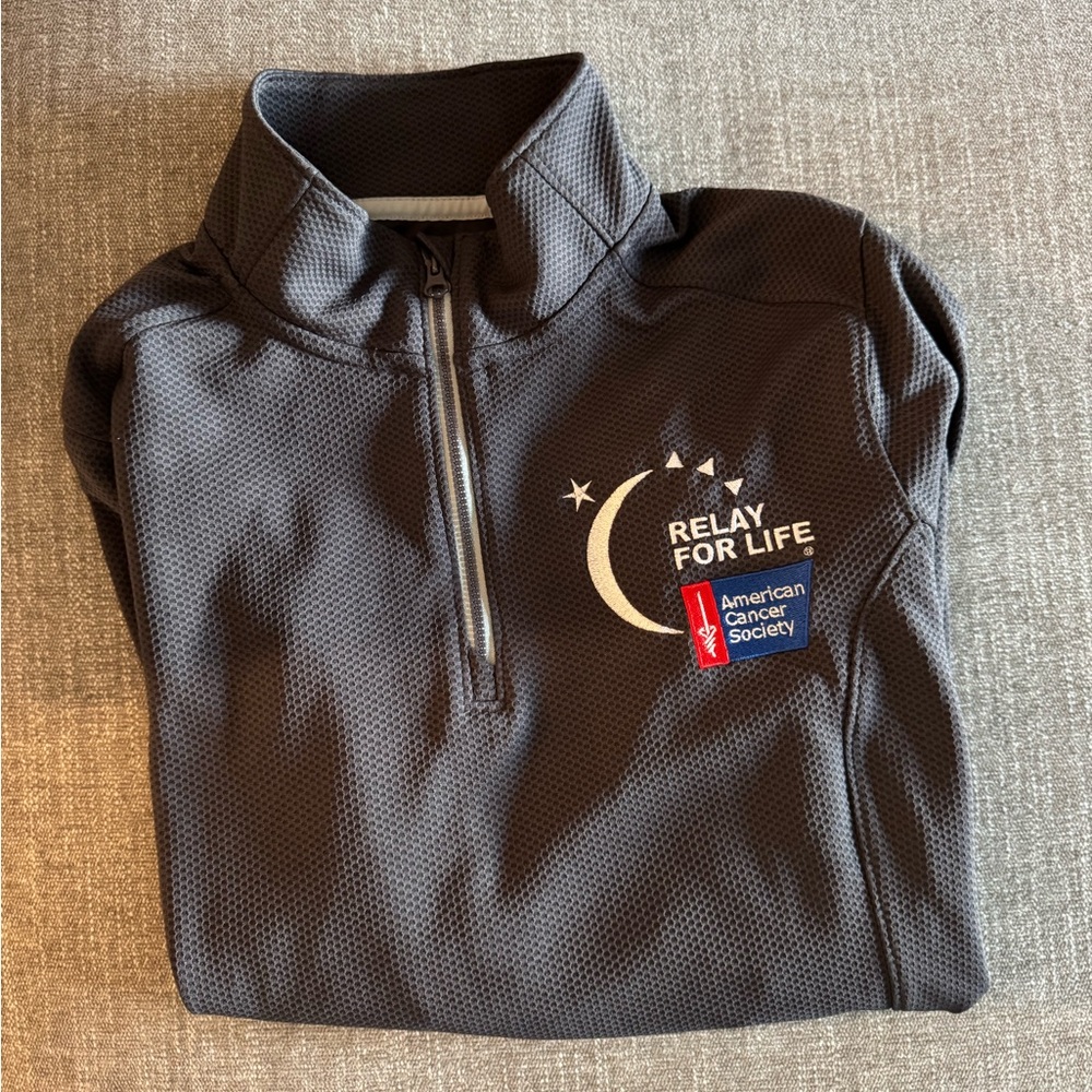 Gray Quarter-Zip Pullover - Relay For Life